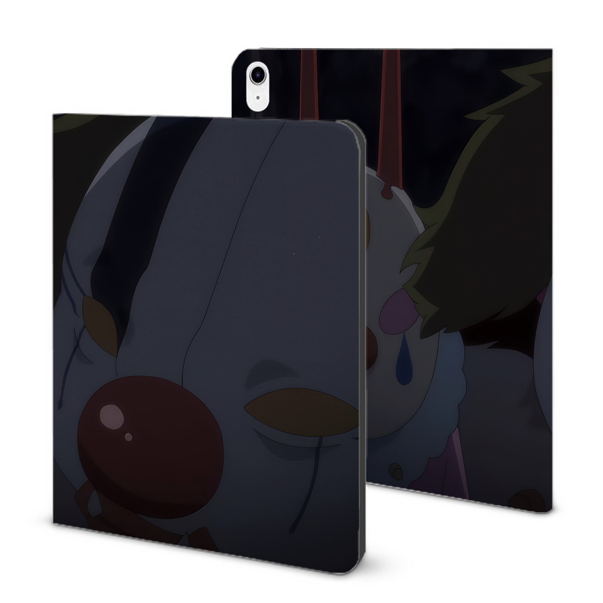 （画像用） 転スラ Regarding Reincarnated to Slime IPad ケース ブック型 PUレザー TPU 耐衝撃 軽量 薄型 ペン収納なし 全面保護 IPad 各モデル対応